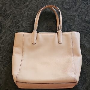 Coach Cream Tan Tote Bag